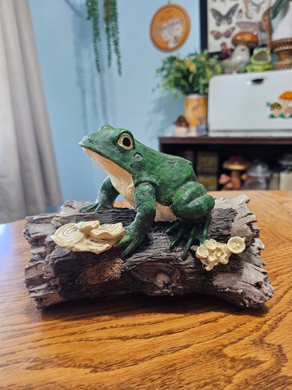 Frog on a Log Figure