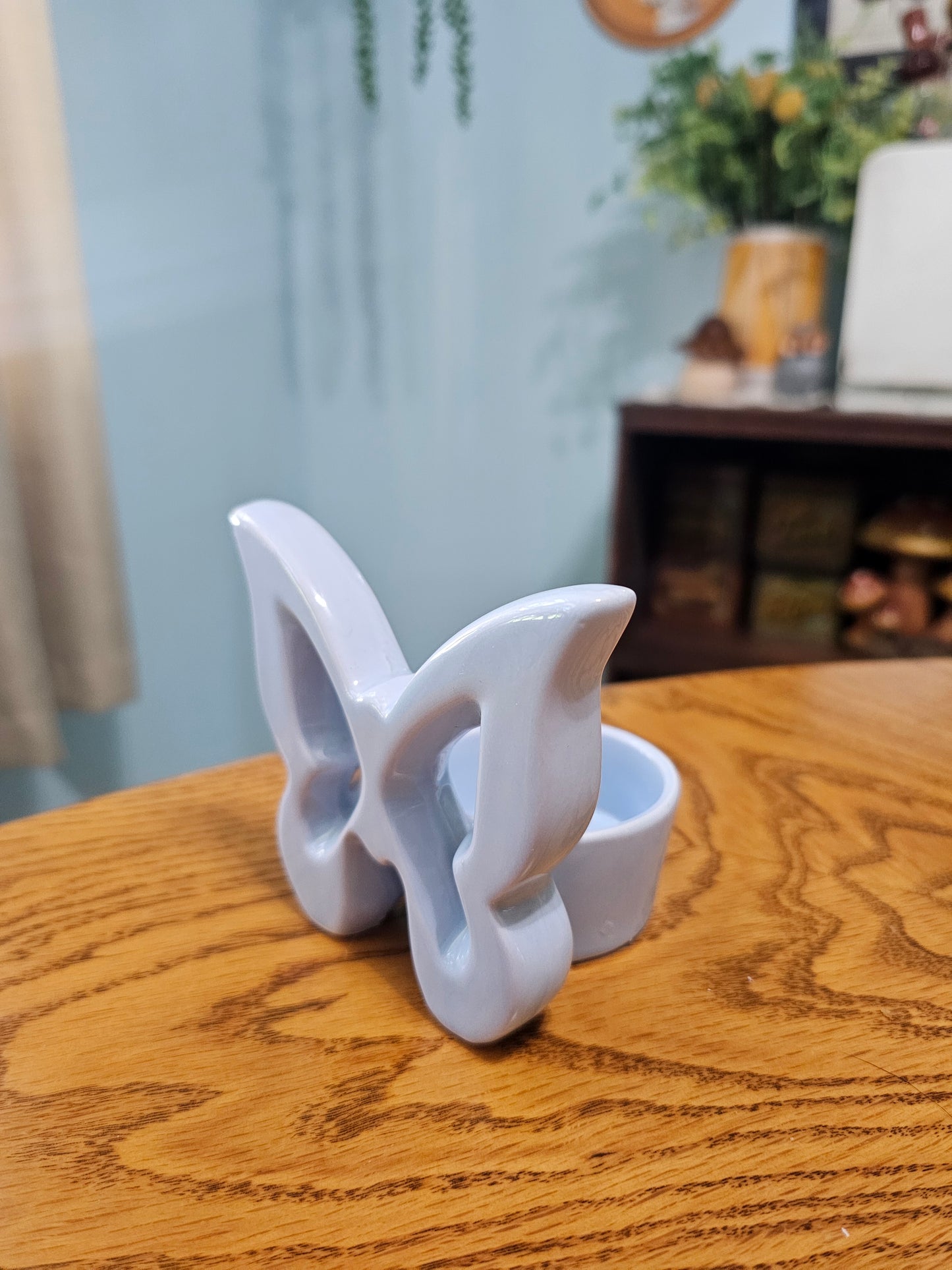 Baby Blue Butterfly Votive Holder