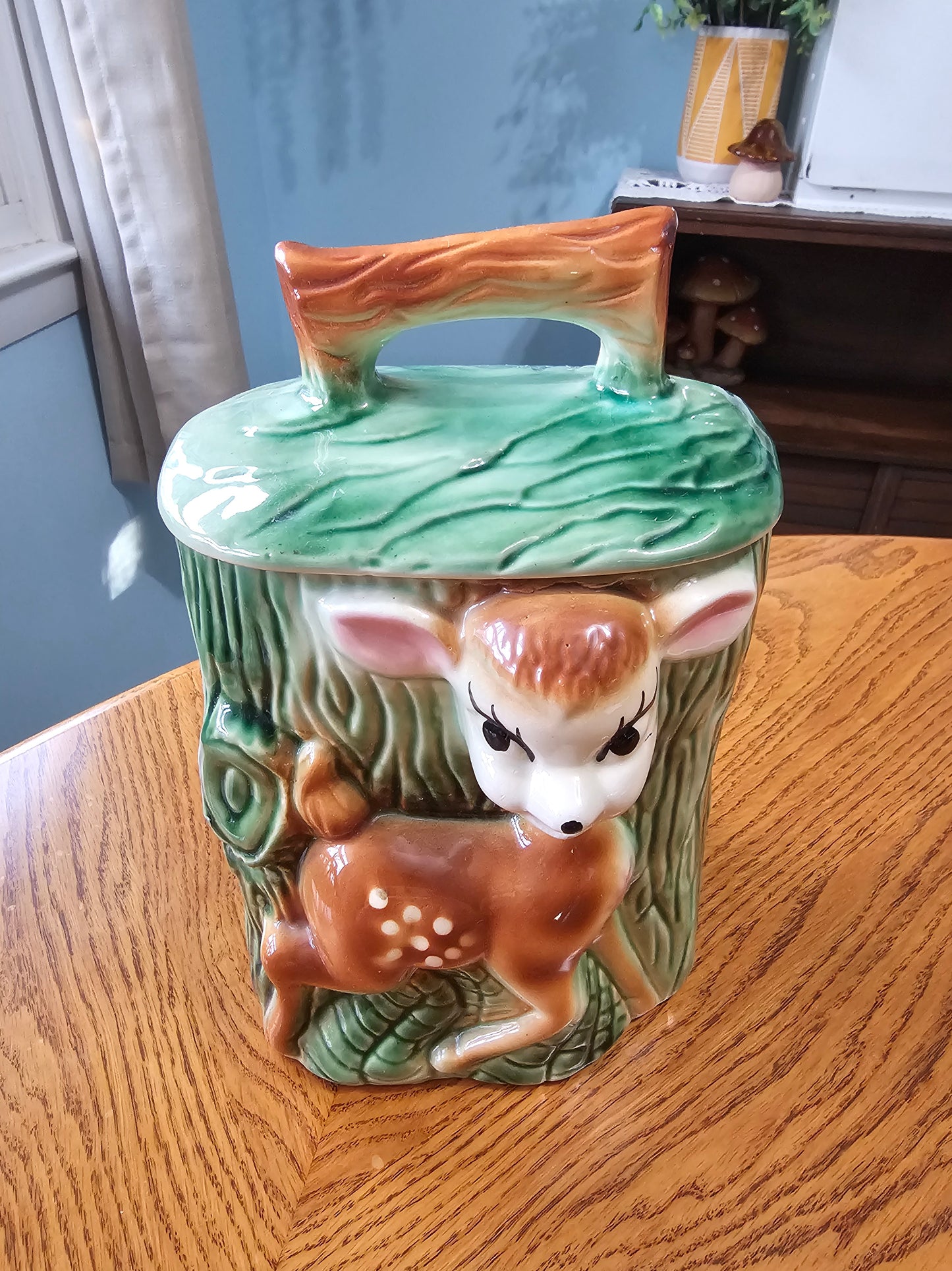 Fawn Cookie Jar