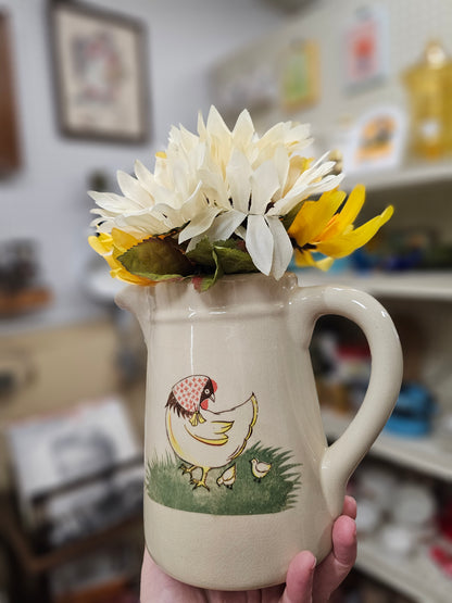 Hen & Chicks Pitcher