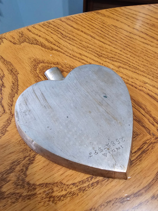 Brass Heart Ashtray