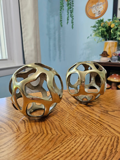 Brass Orbs