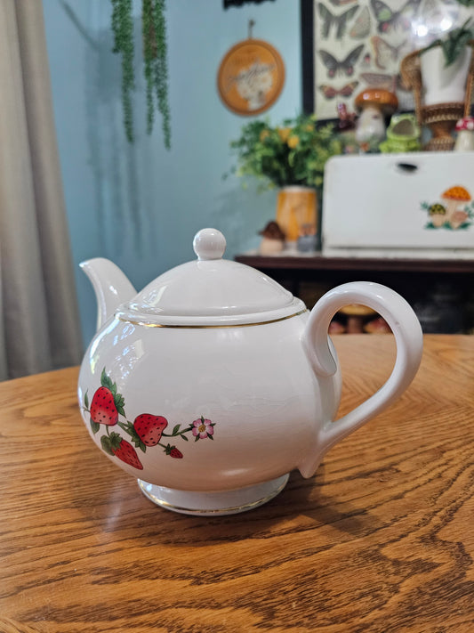 Strawberry Time Teapot