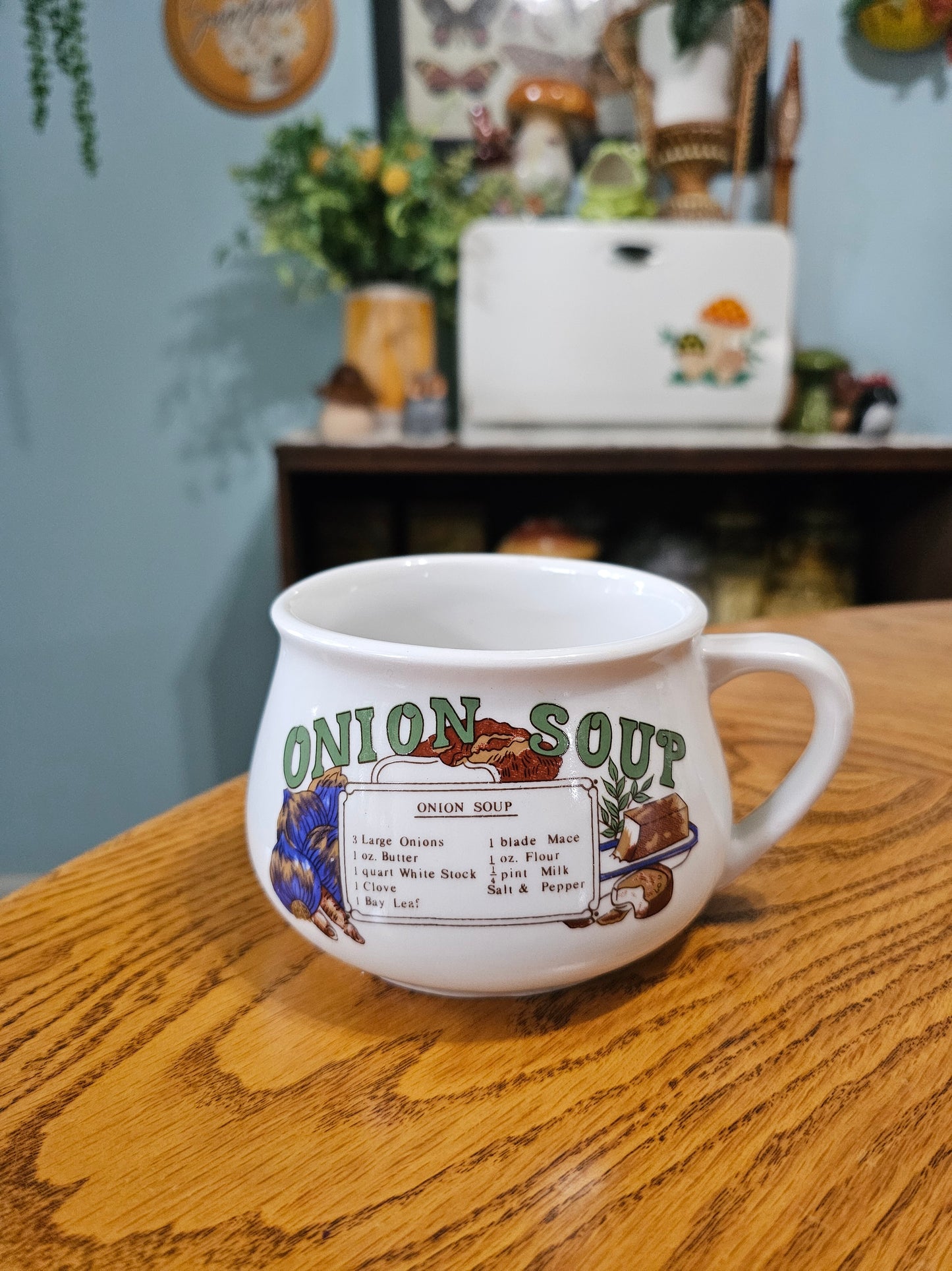Chicken, Tomato & Onion Soup Mugs