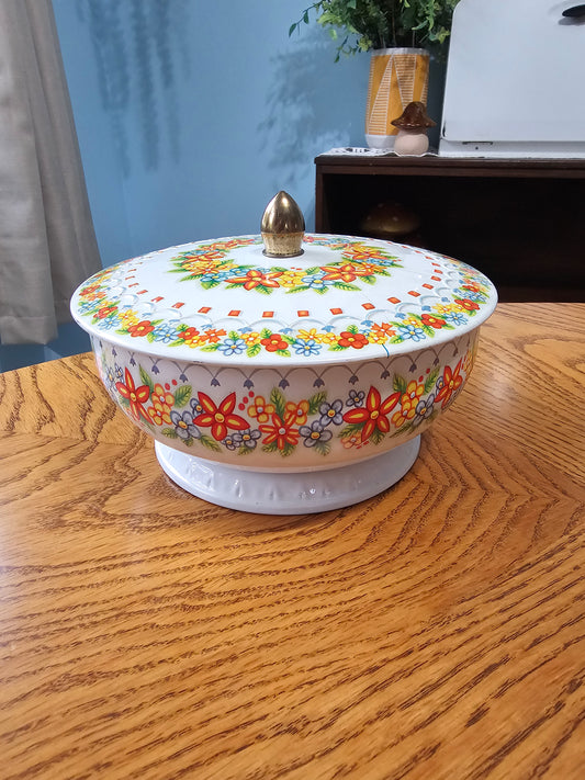 Floral Cookie Tin