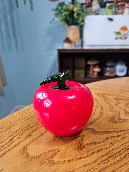 Red Glass Apple