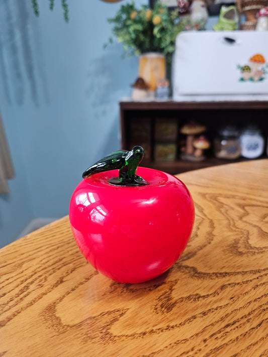 Red Glass Apple