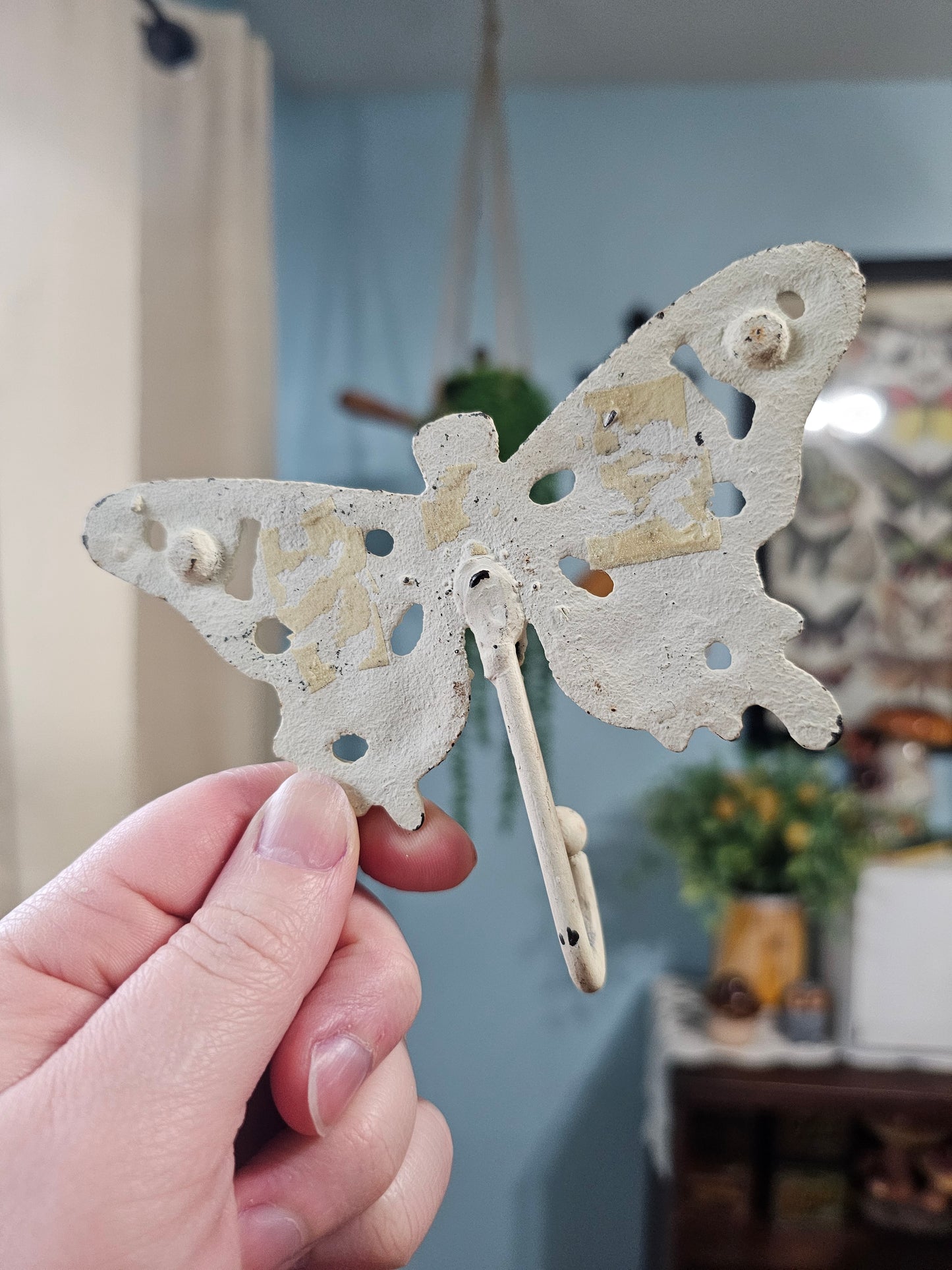 Wrought Iron Butterfly Hook