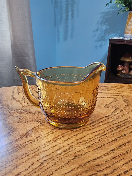 Amber Lace & Dewdrops Teacup Set