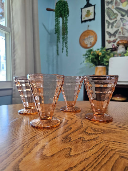 Pink Optic Block Cups