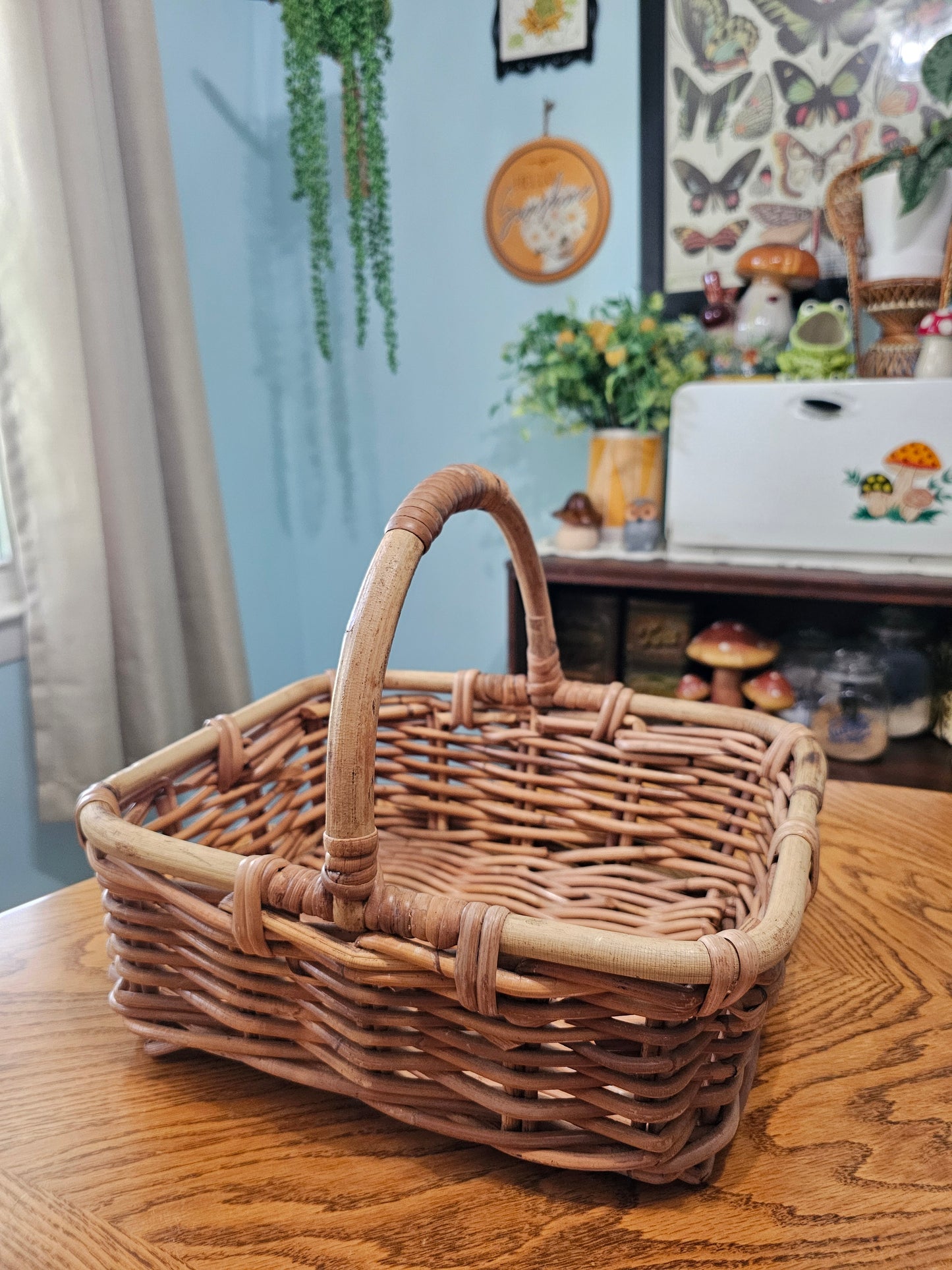 Rattan & Wicker Rectangle Basket