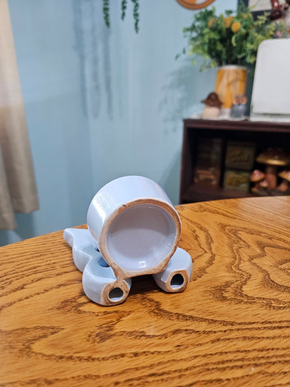 Baby Blue Butterfly Votive Holder