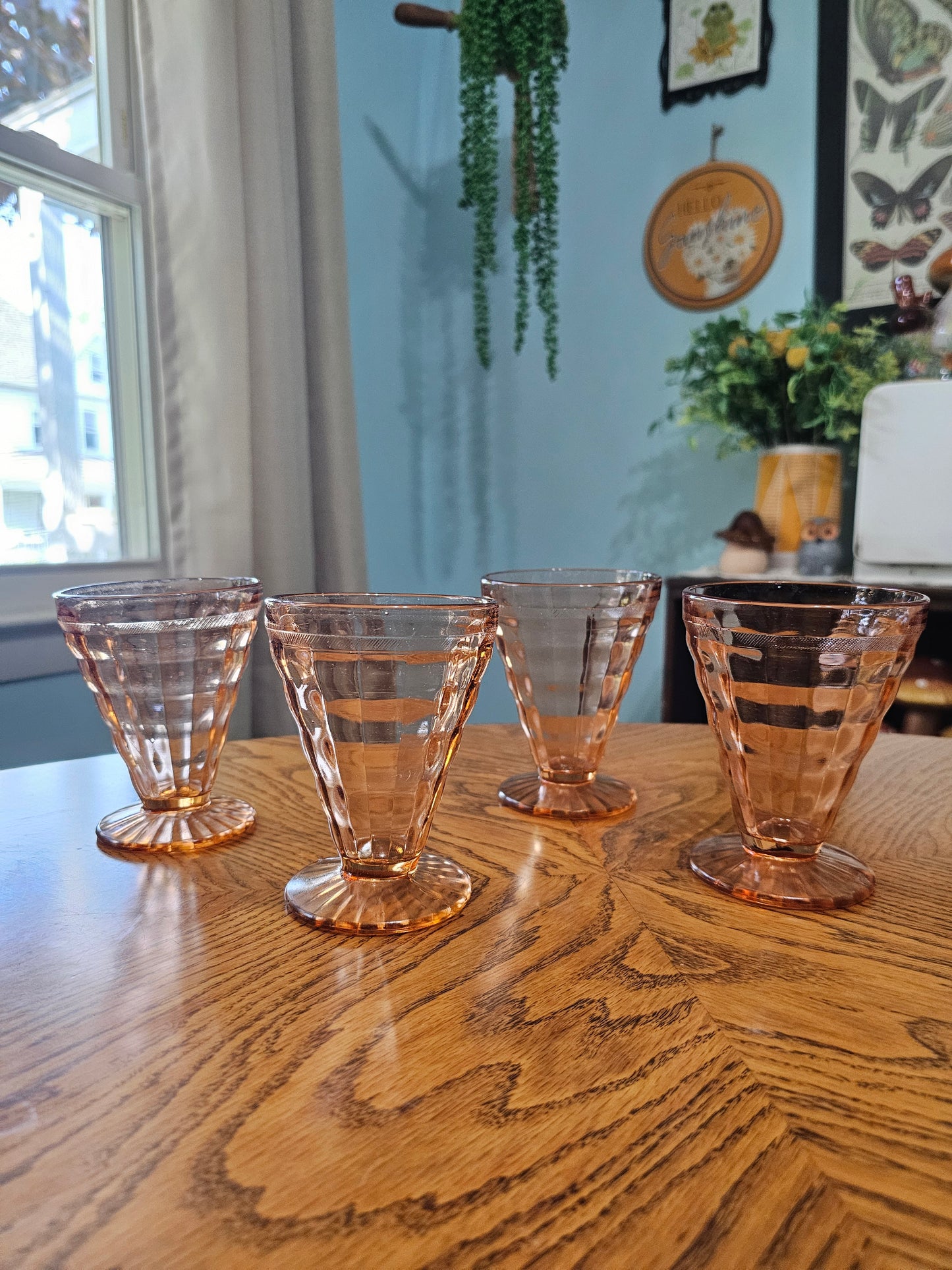 Pink Optic Block Cups