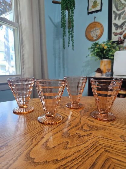 Pink Optic Block Cups
