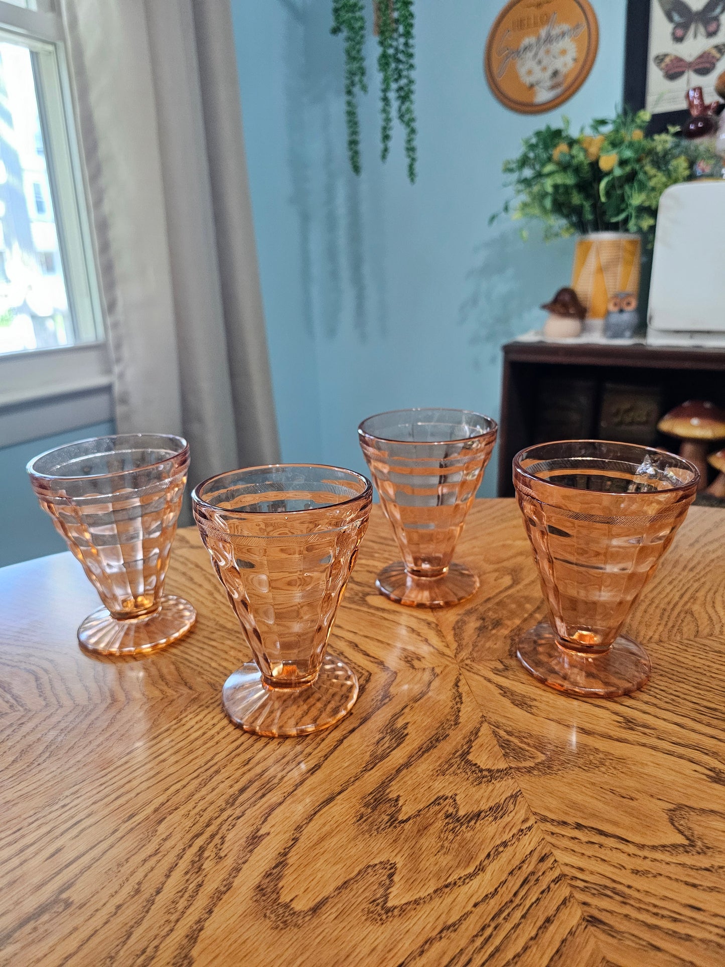Pink Optic Block Cups