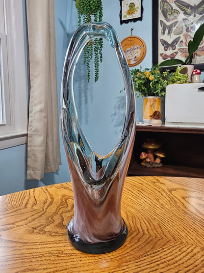 Marble Basket Vase