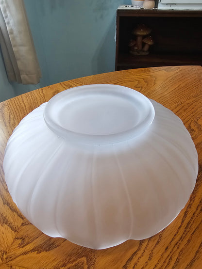 Frosted Lotus Bowl