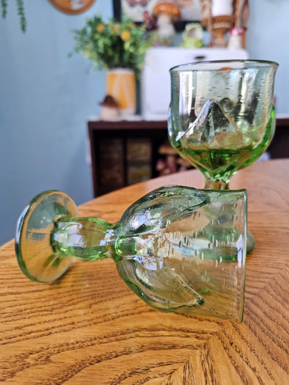 Green Cabaret Glasses