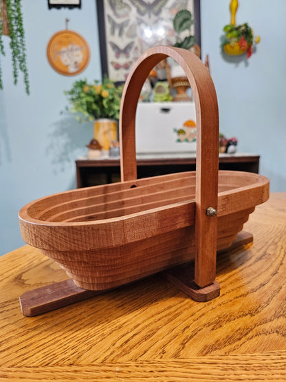 Collapsible Wood Basket