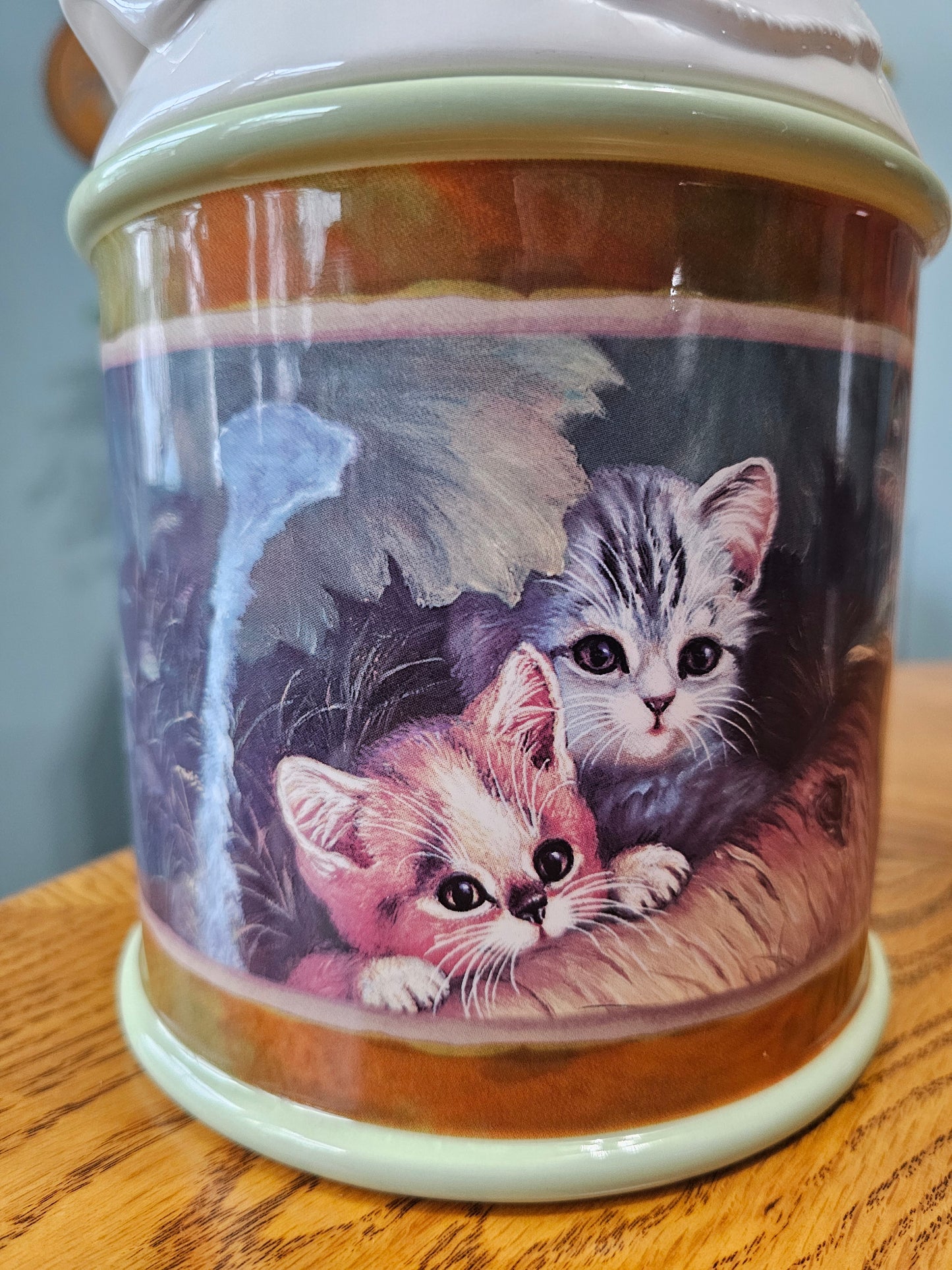 Cozy Kitten Ceramic Canister