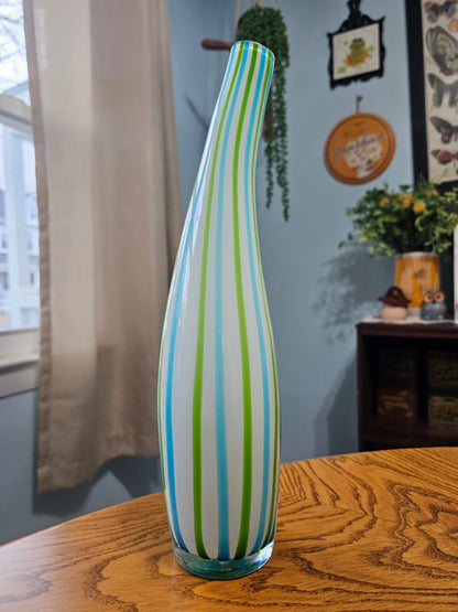Striped Curved Vase