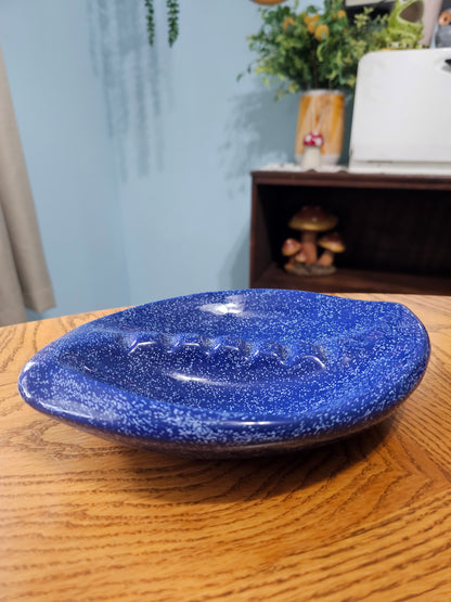 Cosmic Cobalt Speckled Ashtray
